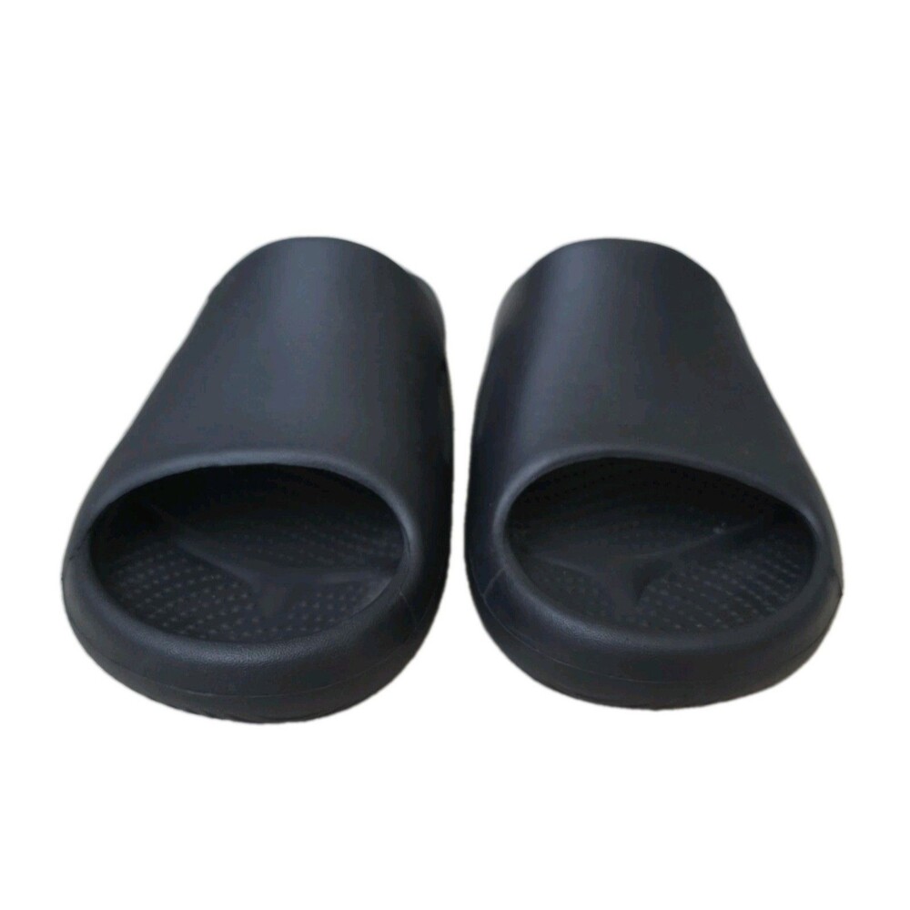 Crocs Mellow Recovery Slide Sandals Black Black Womens Size 11  Men’s Size 9 - Picture 2 of 10